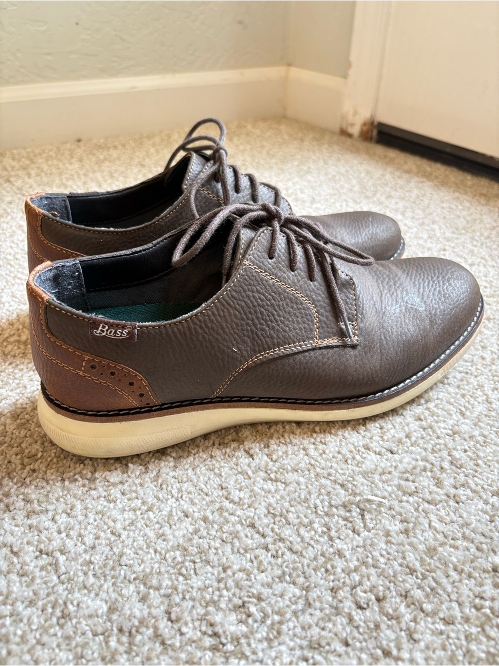 Bass Men's Brown Leather Casual Oxford shoe